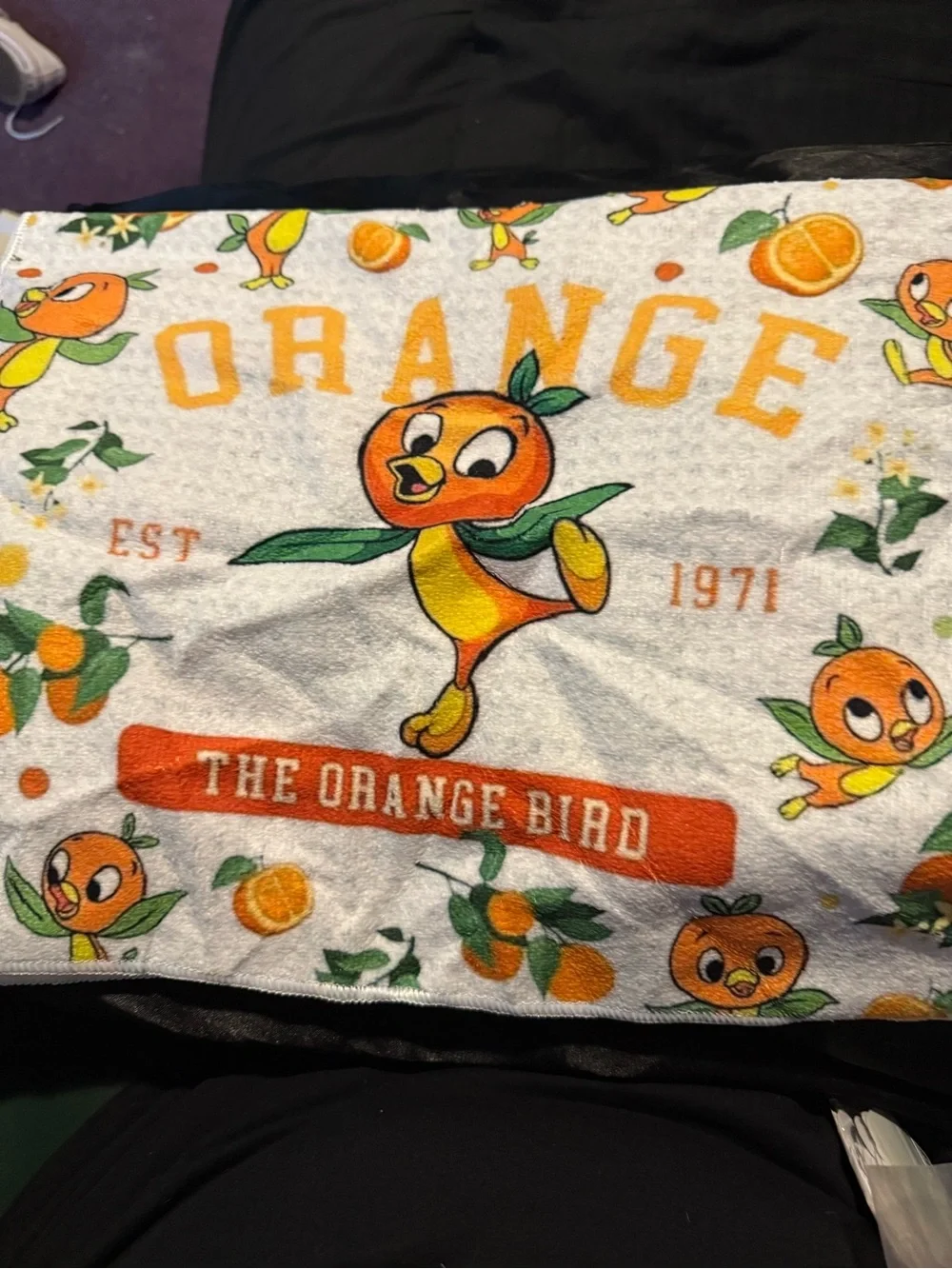 Orange Bird Kitchen Towel